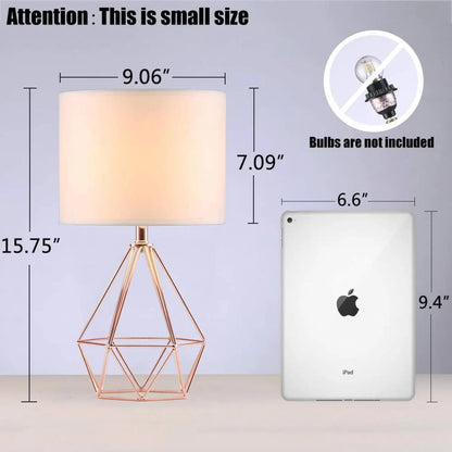 Diamond Design Table Lamp for Entryway with Elegant Modern Style - Table Lamps