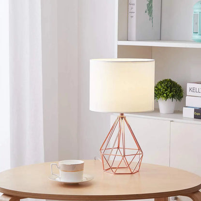 Diamond Design Table Lamp for Entryway with Elegant Modern Style - Table Lamps
