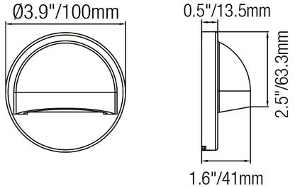 Die-Cast Aluminum Deck Light – Modern Outdoor Lighting Fixture - Deck Light