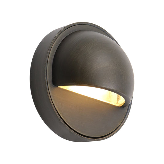 Die-Cast Brass Deck Light Outdoor with Clear Glass and GU5.3 Socket - Deck Light
