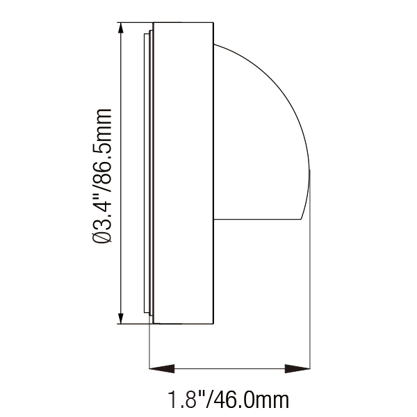 Die-Cast Brass Deck Light Outdoor with Clear Glass and GU5.3 Socket - Deck Light