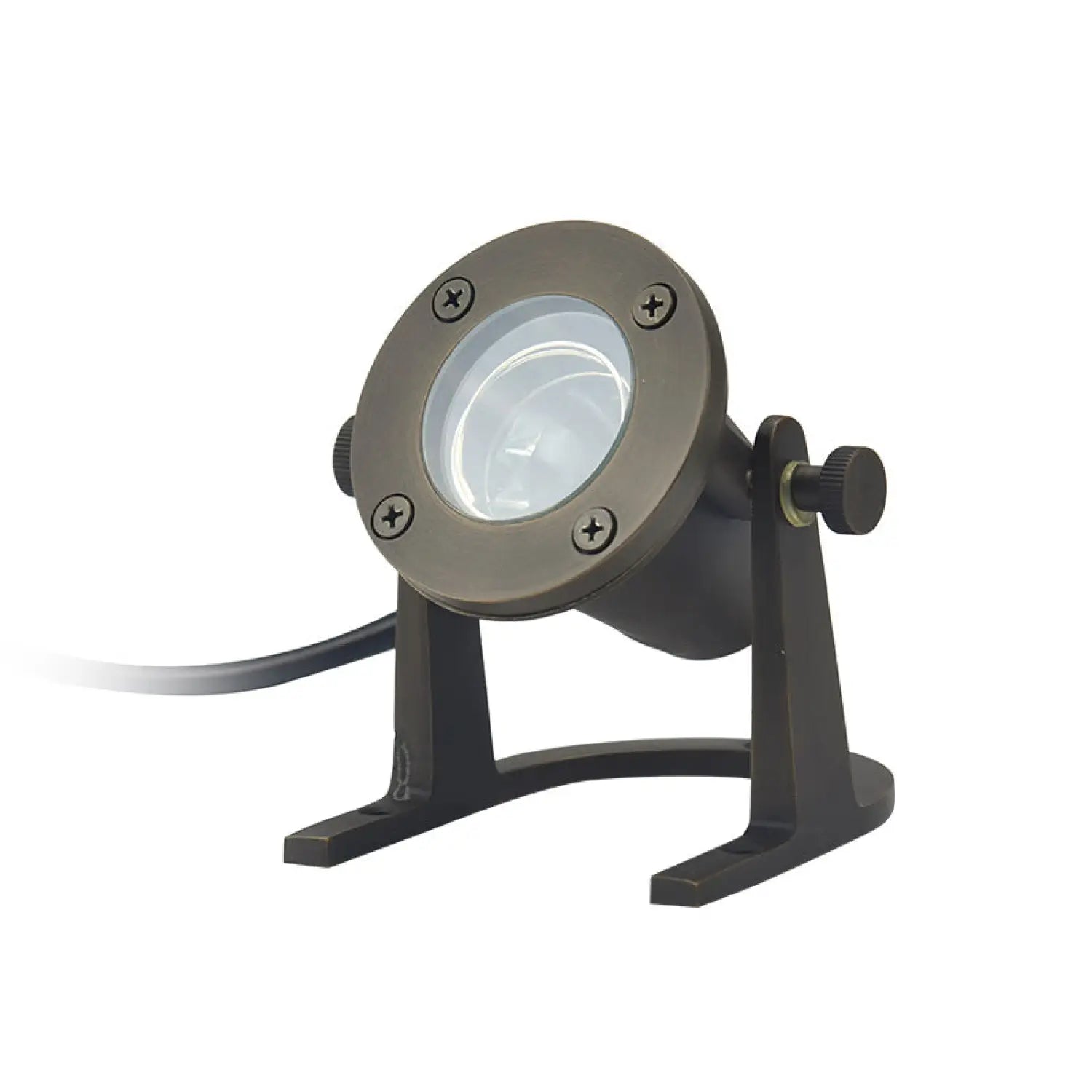 Die Cast Brass Underwater Light with MR16 and 72 Inch Wire - Underwater Light Fixture