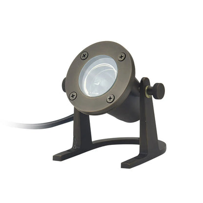 Die Cast Brass Underwater Light with MR16 and 72 Inch Wire - Underwater Light Fixture