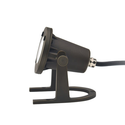 Die Cast Brass Underwater Light with MR16 and 72 Inch Wire - Underwater Light Fixture