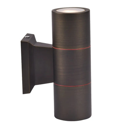 Die Cast Brass Up Down Cylinder Wall Sconce with IP65 Rating