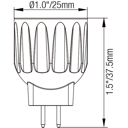 MR8 12V Light Bulb Outdoor - 20W Halogen Replacement