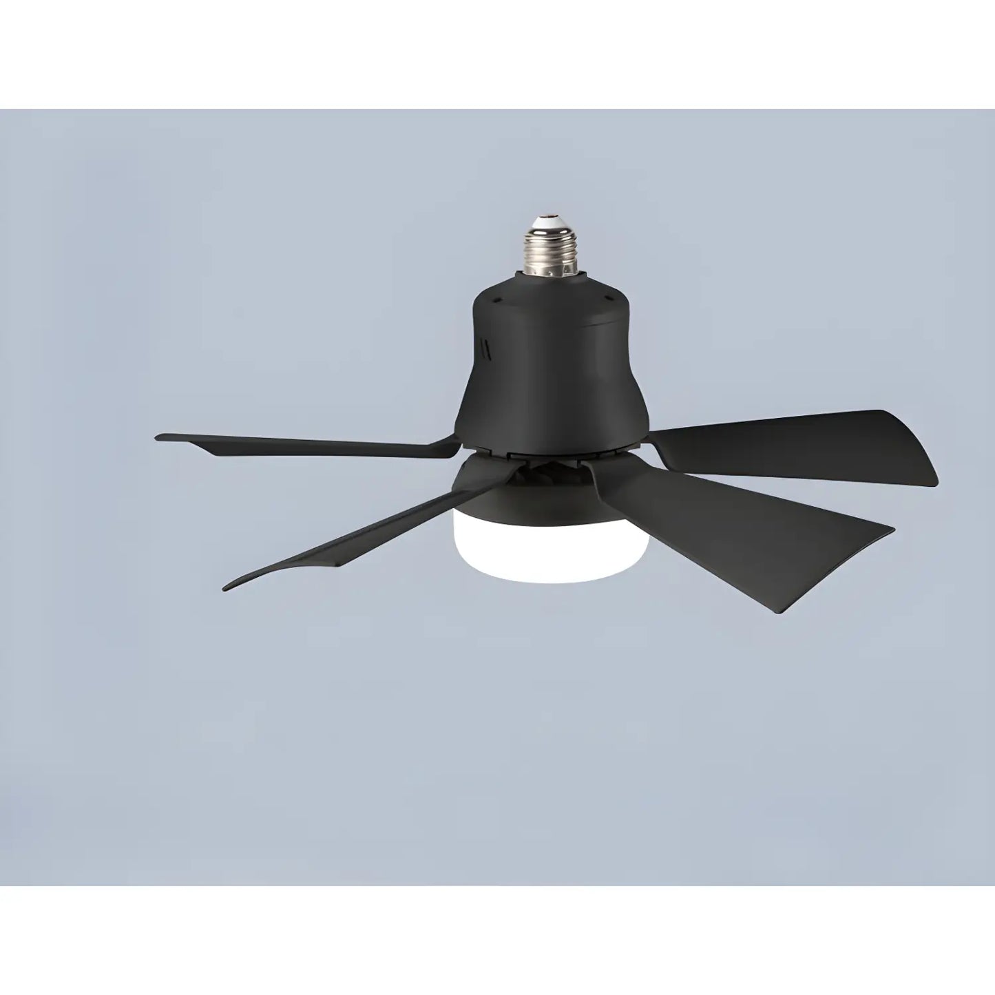 Dimmable Remote Control Ceiling Fan Light for Home & Dormitory - Black / 30W - Ceiling Fan