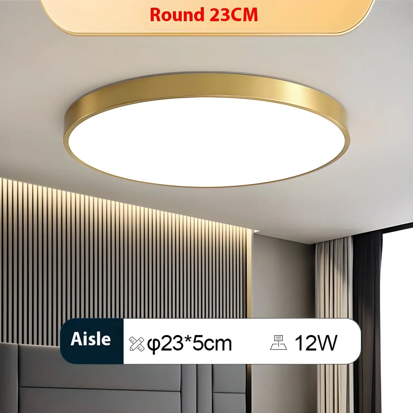 Dimmable Smart Ceiling Lamp with Remote - Bedroom & Living Room LED Light - Ceiling Light Fixtures