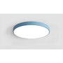 Dimmable Smart Ceiling Lamp with Remote - Bedroom & Living Room LED Light - Blue / Electrode-Less Dimming / 30 CM