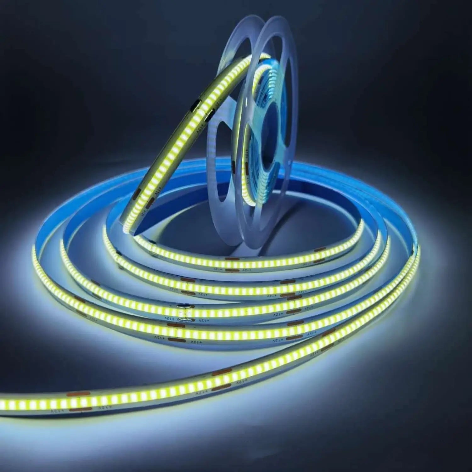 Dimmable Soft LED Strip Lights 12 Volt – No Dark Areas Smooth Glow - Strip and Rope Light