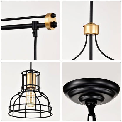 Dining Room Light Fixture Chandelier Over Table 40 Inch Hanging For Farmhouse Linear Chandeliers,4 Light Kitchen Island