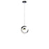 Drop Ceiling Lamp with Dimmable Feature for Living Room & Dining Room - Black / Cool White - Indoor Hanging Light