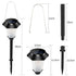 Courtyard Dynamic Landscape Garden Lights - Black - 12V Hanging Light