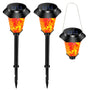 Courtyard Dynamic Landscape Garden Lights - Black - 12V Hanging Light