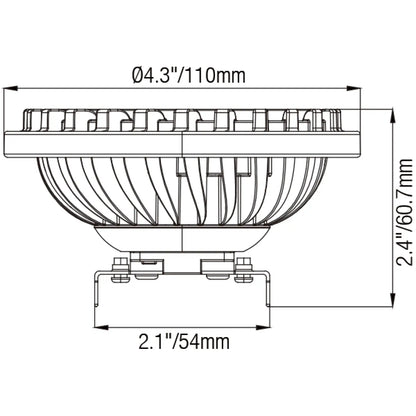 Par36 17W Low Voltage LED Replacing 100W Halogen for Decorative Outdoor Lighting - PAR36 Light Bulb