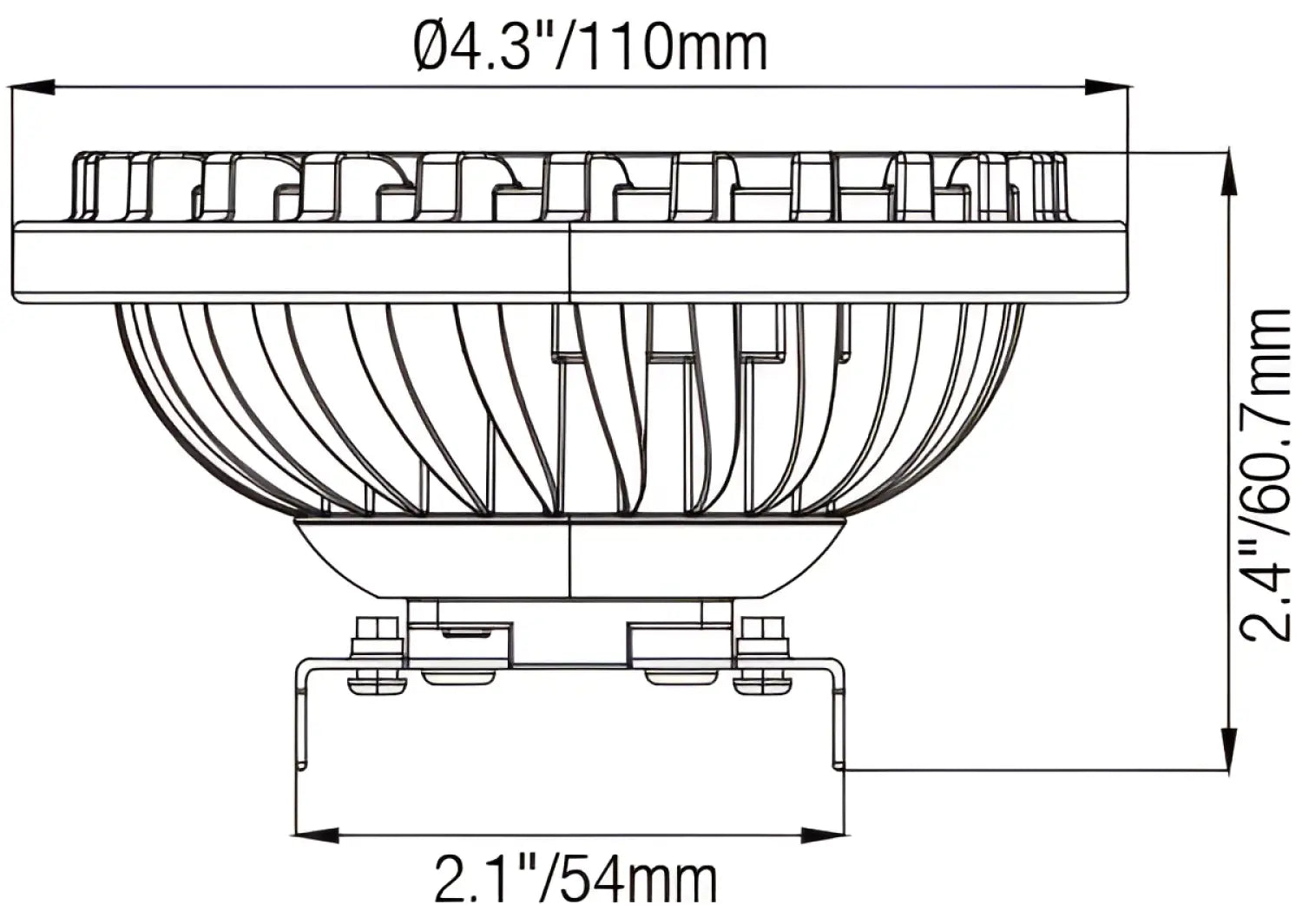 Par36 13W LED Lamp Replacing 75W Halogen with IP67 Low Voltage Landscape Light - PAR36 Light Bulb