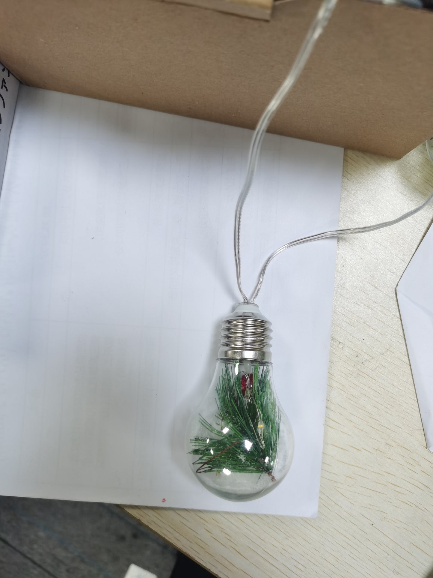 Christmas Globe Lights – Warm String LED Festive Indoor Decor