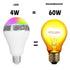Bluetooth Speaker Smart LED Light Bulb - E27 Multi-Color - RGB - 12V Hanging Light