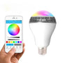 Bluetooth Speaker Smart LED Light Bulb - E27 Multi-Color - RGB - 12V Hanging Light