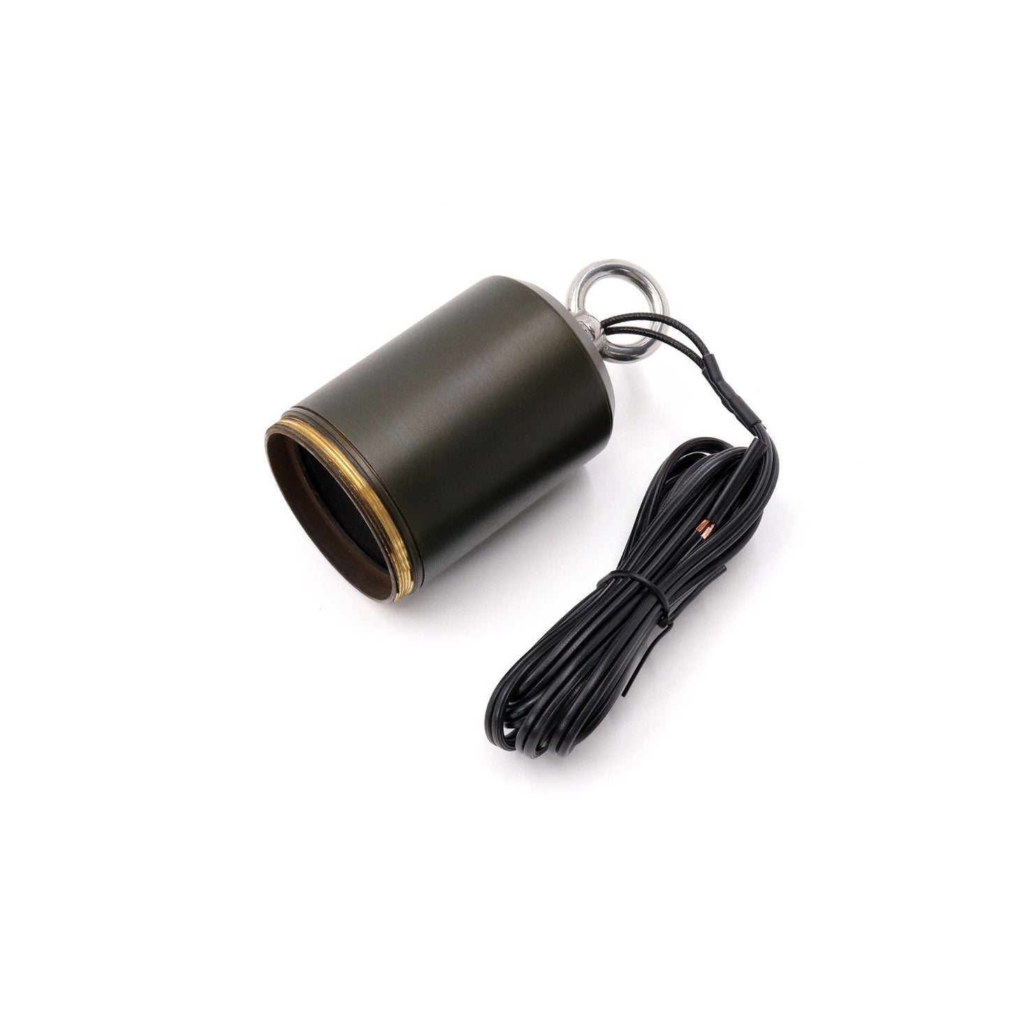 Elegant Brass Hanging Light with a Hollow Square Die Cast Brass Pendant - Hanging Light