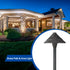 Classic Umbrella Outdoor Landscape Lights with G4 Bi-Pin Lamp Compatibility - Path Light Fixture