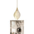 Nordic Minimalist Ceramic Magnolia Dining Room Bedroom Bedside Staircase Petal Chandelier - Tri color dimming / Ceramic
