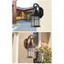 Elegant Sand Black Wall Lamp Decorative with LED and Bubble Glass Finish Sand Black 12V Hanging Light