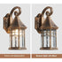 Elegant Sand Black Wall Lamp Decorative with LED and Bubble Glass Finish Sand Black 12V Hanging Light