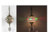Elegant Single-Head Turkish Chandelier with Colorful Glass Shade - Style 10 / US plug - Indoor Hanging Light