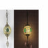 Elegant Single-Head Turkish Chandelier with Colorful Glass Shade - Style 8 / US plug - Indoor Hanging Light