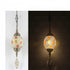 Elegant Single-Head Turkish Chandelier with Colorful Glass Shade - Style 5 / US plug - Indoor Hanging Light