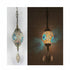 Elegant Single-Head Turkish Chandelier with Colorful Glass Shade - Style 6 / US plug - Indoor Hanging Light