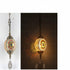 Elegant Single-Head Turkish Chandelier with Colorful Glass Shade - Style 14 / US plug - Indoor Hanging Light