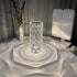 Elegant USB Table Lamp with 16-Color Crystal Lighting - White / 3colors / USB - 12V Hanging Light