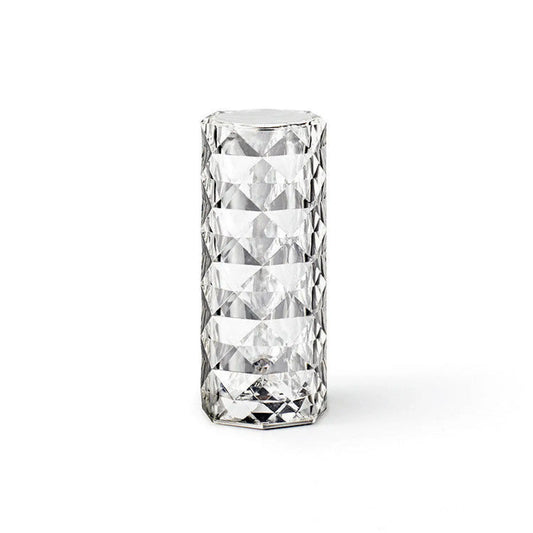 Elegant USB Table Lamp with 16-Color Crystal Lighting - White / 3colors / USB - 12V Hanging Light