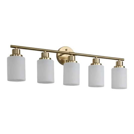 Elegant Vanity Lights for Bathroom in Gold with 5 Lights Fixture - Golden - 12V Hanging Light