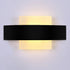 Energy Efficient LED Lights for Wall in Corridors and Aisles - Black warm white / square - 12V Hanging Light