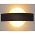 Energy Efficient LED Lights for Wall in Corridors and Aisles - Black warm white / Round shape - 12V Hanging Light