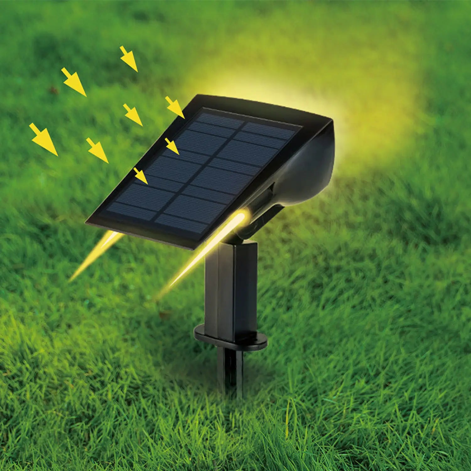 Energy-Efficient Solar Spot Light for Garden and Lawn Illumination - Solar Light