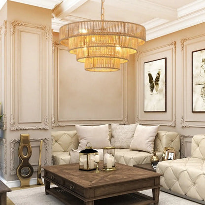 Bohemian Woven Chandelier Unavailable Platform Temu Wood 12V Hanging Light
