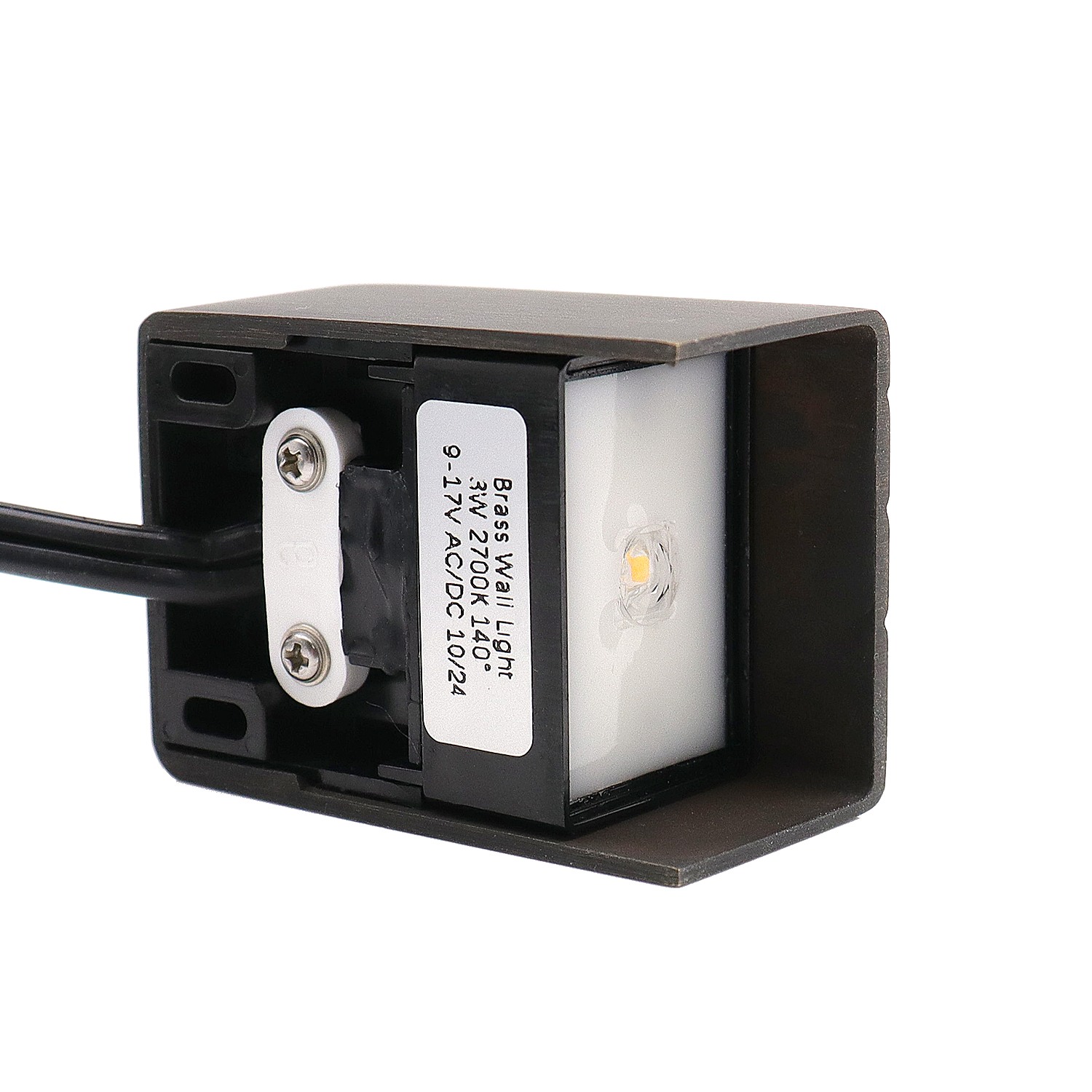 Fence Light Outdoor with Die Cast Brass and AB Finish - Light Fixture