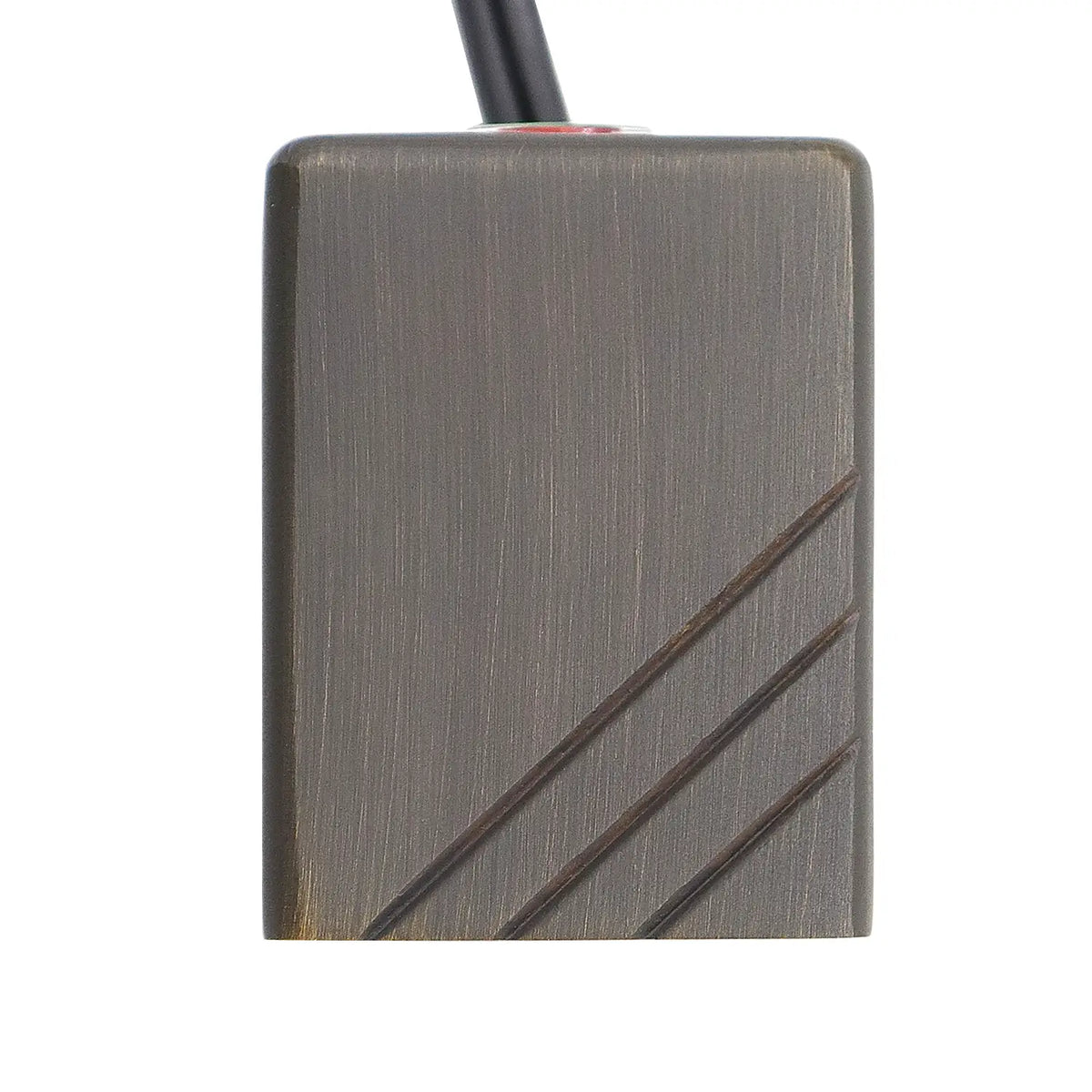 Fence Light Outdoor with Die Cast Brass and AB Finish - 2700K Light Bronze - Light Fixture