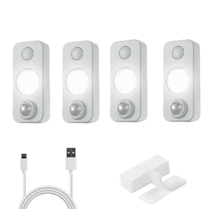 High-Quality Rechargeable Wall Lights With Motion Sensor 4-Pack