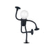 Flexible Sportsman LED Night Light with Suction Cup - 0.58W / Black - Table Lamp