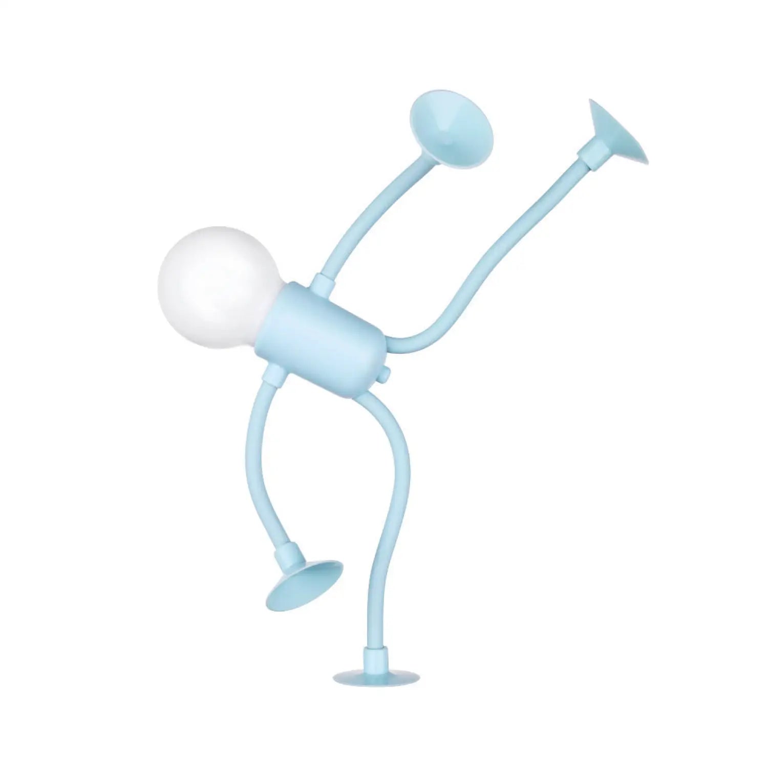Flexible Sportsman LED Night Light with Suction Cup - 0.58W / Blue - Table Lamp