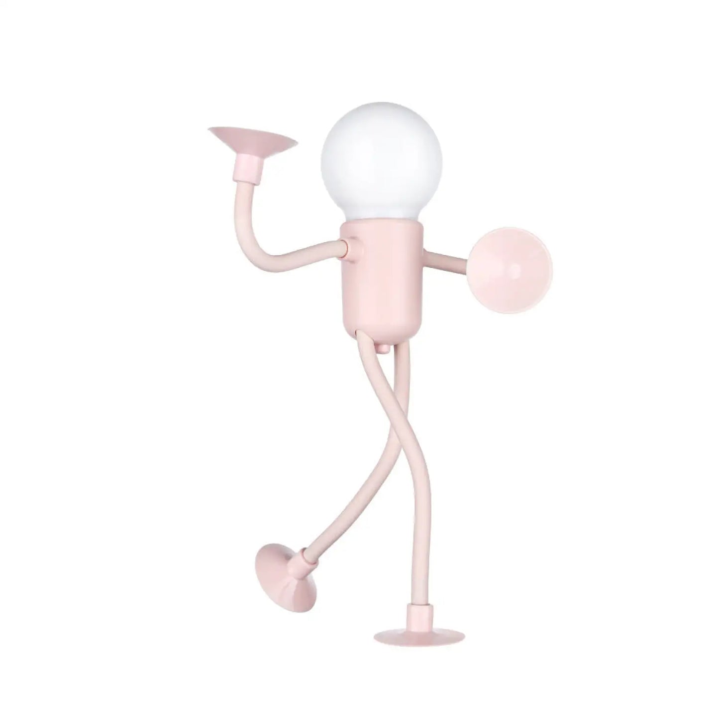 Flexible Sportsman LED Night Light with Suction Cup - 0.58W / Pink - Table Lamp