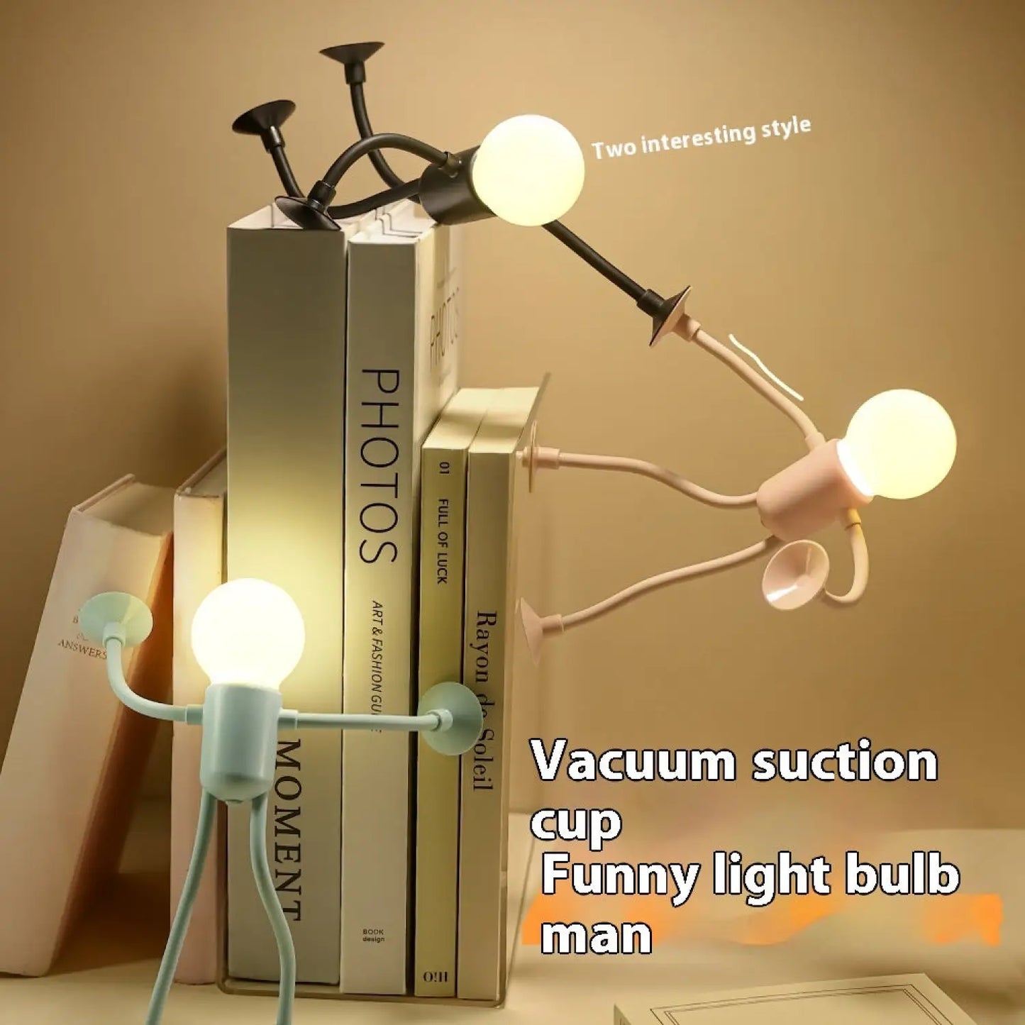 Flexible Sportsman LED Night Light with Suction Cup - Table Lamp