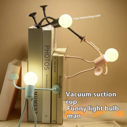 Flexible Sportsman LED Night Light with Suction Cup - Table Lamp