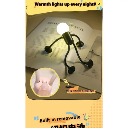 Flexible Sportsman LED Night Light with Suction Cup - Table Lamp