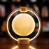 Floating Moon Lamp with Bluetooth Speaker and Colorful Lights - Wood Grain Moon / US - Table Lamps
